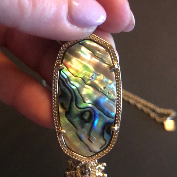Kendra Scott signature abalone necklace - Picture 3 of 3